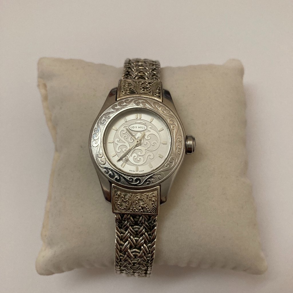 Ladies Lois Hill Sterling Silver Watch Lh-0026 1250$